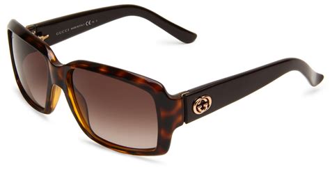 gucci brown women square sunglasses|gucci women's rectangular sunglasses.